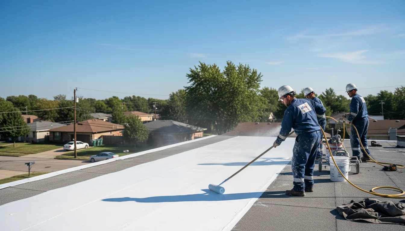 Commercial roof coating in Rogersville, TN near me